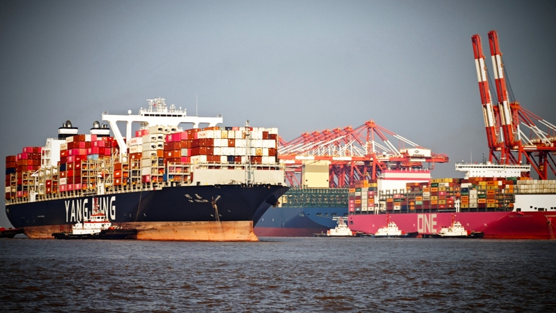 上海港内贸海运新年开门红，，，，，，，，一月集装箱吞吐量超175万标准箱