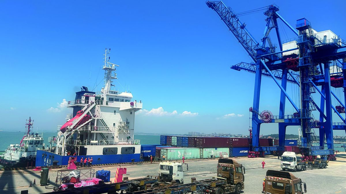 泉州港再添集装箱新航线